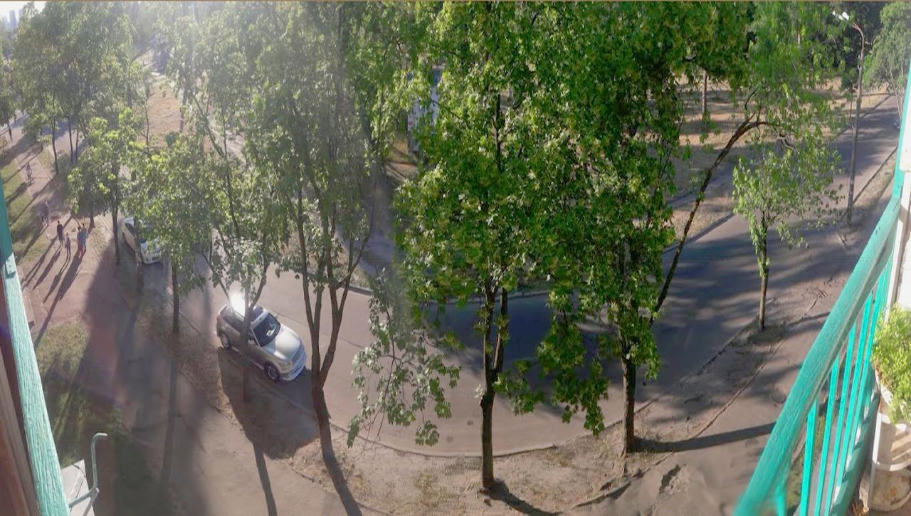Однокомнатная квартира на улице Попудренко Киев Экстерьер фото